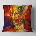 thumbnail image 2 of Designart Illusions of Stained Glass - Abstract Throw Pillow - 18x18, 2 of 5