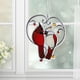 thumbnail image 4 of Elegante pájaro teñido Ventana Colgantes Pájaros de cristal Colectores de terre Colgante Acrílico Pájaros Decoración de pared para rama Oficina , E perfecl Colgante de ventana de pájaros, 4 of 7