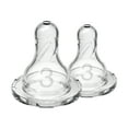 thumbnail image 2 of Dr. Brown's Natural Flow Level 3 Narrow Baby Bottle Silicone Nipple, Medium Flow, 3m+, 100% Silicone Bottle Nipple, 2-Pack, 2 of 16