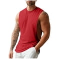 thumbnail image 2 of Gamivast Men's Muscle Tank Tops Sleeveless Workout Shirt Loose Fit Lightweight Athletic Gym Shirt Breathable Casual Training Top for Fitness Summer Wear, 2 of 5