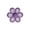 A003- Purple, variant on Bee Drinking Station, Purple Floating Outdoor Bee Waterer, 1 Pack Flower Shaped Bee Hydration Station for Garden Backyard Patio Outdoor Pollinator Bee Drinking Habitat