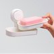 thumbnail image 4 of Suction Cup Soap Dish No Drilling & Reusable 1 Second Installation, Load 5KG for Tiles Shower Wall Bathroom -White, 4 of 5