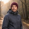 thumbnail image 5 of Voska Unisex Thick Fleece Lined Outdoor Cycling Beanie Hat Warm Acrylic Stretch Skull Cap Winter Fall Casual Gift for Women Men Wine One Size, 5 of 5