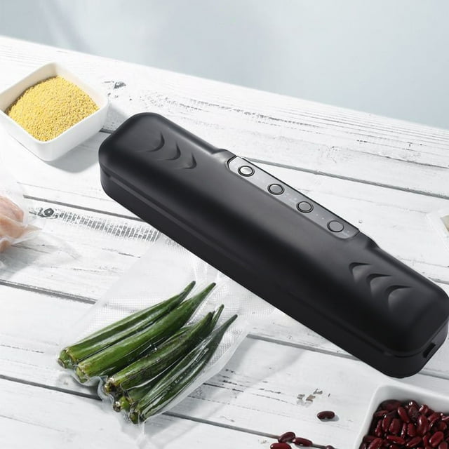 Dvkptbk Vacuum Sealing Vacuum Sealer Machine, Upgrade Automatic Fo-Od Preservation Machine, Compact Fo-Od Sealer Vacuum for Fo-Od, Lower Noise, Dry & Moist Fo-Od Modes,10 Vacuum Bags Home Appliances