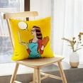thumbnail image 5 of LALILO Throw Pillow Covers Young And With Laptop Pop Art Woman Cushion Cover 18" x 18", 2 Pack, 5 of 6