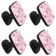 thumbnail image 2 of 4 Pcs Square Cabinet Handle Cupboard Knob Drawer Pulls Handle Pig Expression Drawer Knobs with Screws Furniture Decoration, 2 of 7