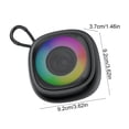 thumbnail image 3 of Portable Bluetooth Speaker – Mini Wireless Speaker with Deep Bass, Bluetooth 5.3, FM Radio, USB/TF Playback – 3W/5W Power, Compact and Durable for Home, Outdoor, Car, Office, 3 of 5