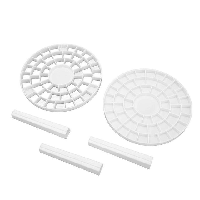 49 Holes Makeup Brush Stand Rack Large Capacity Multifunction Nail Pen Holder Stand for Home Shop Office White