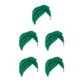 thumbnail image 1 of Qarigey Turbante Nudo Musulmán Hijab Donut Llanura Pañuelo Sombreros Pérdida Bonnet Decoración para Mujeres Accesorios Verde Type2 NO2, 1 of 6