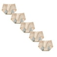 thumbnail image 1 of GDREDA Lot de 5 Culottes Menstruelles pour Femmes, Étanches et Confortables, Protection à 4 Couches avec Doublure Qui Évacue l'Humidité / Culottes Menstruelles Réutilisables, Post-Partum et Protection contre les Fuites Urinaires Légères, 1 of 4