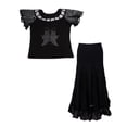 thumbnail image 1 of Lady Women Ballroom Práctica Moderno de + Tops de Manga de Trompeta , L Zulema Vestido de baile latino, 1 of 8