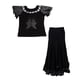 thumbnail image 1 of Baile de Salón Danza Moderna Danza Cuadrada de Práctica Negro L Jinwen Vestido de baile latino, 1 of 8