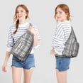 thumbnail image 4 of Sac à Dos à Bandoulière Classique à Carreaux Buffalo - Sac Bandoulière à Carreaux Rouges et Noirs, Sac à la Mode pour les Voyages d'Hiver, 4 of 4