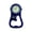 Blue, variant on Luminous Compass Bottle Opener Backpacker Fob Clip-On Carabiner Watch