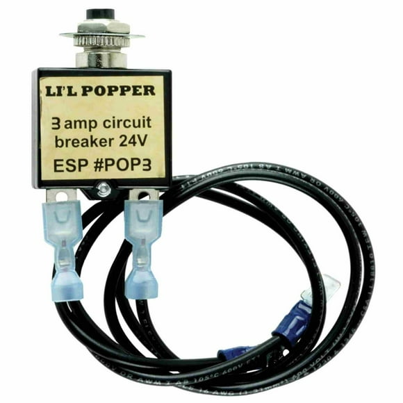 Supco POP3 3 Amp Circuit Breaker, Push Button