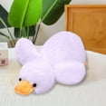 thumbnail image 6 of Loyerfyivos Stuffed Duck, Plush Stuffed Duck Toy,Weighted Plush Cute Duck Stuffed Animals,Huggable,Duck Plush Pillows Lying Duck Plush Toy Purple Duck Plushie Gifts for Kids Christmas Valentine's Day, 6 of 9