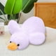 thumbnail image 5 of Almohada de ganso de pato blanco amarillo de felpa | Muñeca de peluche de algodón suave | Lindo peluche reutilizable para adultos y adolescentes | Acogedor cojín de abrazo | 30x15x10cm | Idea de, 5 of 5