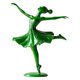 thumbnail image 1 of ShinYu Adorno de Bailarinas de Ballet Verdes, 1 of 5