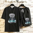 thumbnail image 3 of Chándal de moda XL 2024 Trajes deportivos Tendencia Ropa para hombre 5XL Camiseta estética para hombre Top ajustado Estampado esencial Conjuntos de pantalones cortos, 3 of 4