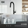 thumbnail image 6 of VIGO Hampton Stainless Steel 32 in. Single Bowl Undermount Workstation Kitchen Sink with Utility Tier Ledge and Accessories, 6 of 12