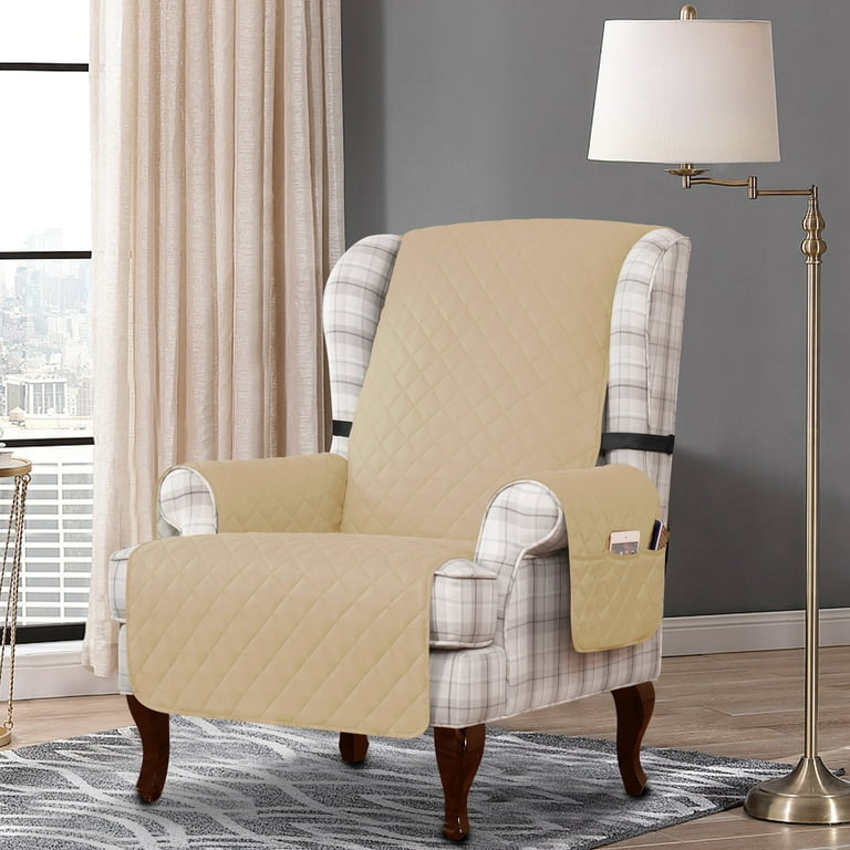 Wingback chair store covers at walmart