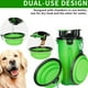 thumbnail image 3 of Las mascotas salen con una taza de agua y comida dobles, una botella de agua potable portátil y un tazón de comida plegable para perros., 3 of 5