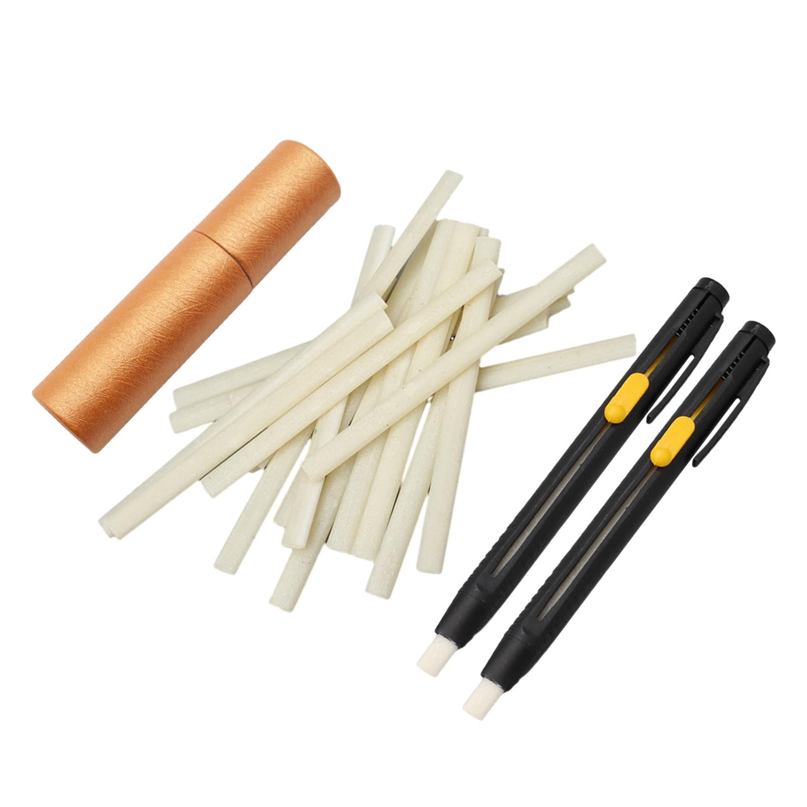 Tailors Chalk Vanishing Fabric Marker Pen for Cross Stitch Quilting Supplies 2 Pens w 20 Refills