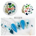 thumbnail image 1 of Uñas postizas, regalos para mujeres, decoración de uñas con flores secas, uñas japonesas, encaje 3D inmortal, juego de narcisos, lentejuelas para uñas., 1 of 2