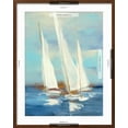 thumbnail image 5 of Art.com Summer Regatta III Art Print by Julia Purinton, Brown Frame Wall Art, 23" x 29", 5 of 5