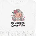 thumbnail image 4 of Inktastic Grandma Loves Me Granddaughter Angel Girls Toddler Dress, 4 of 5