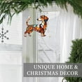 thumbnail image 4 of Hyperi Acrylic Dachshund With Greeting Card Hanging Ornament, Gift for him/ her, 4 of 9