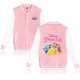thumbnail image 2 of Chaqueta de béisbol de princesa Blancanieves para hombres y mujeres, chaquetas de estilo hip hop y Harajuku, ropa de calle para niños y niñas, abrigos universitarios holgados, 2 of 4