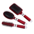 thumbnail image 4 of Juego de cepillos para el cabello de 3 piezas, desenredador húmedo y seco para mujeres, hombres, , niñas, regalos Rojo Yuyangstore cepillo de pelo, 4 of 8