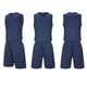 thumbnail image 2 of Odeerbi Conjunto de Uniformes de Baloncesto de Niños Seco Rápido Color Sólido Tank Tops Shorts Ropa Deportiva Atlética Transpirable Para 4-13 Años, 2 of 5