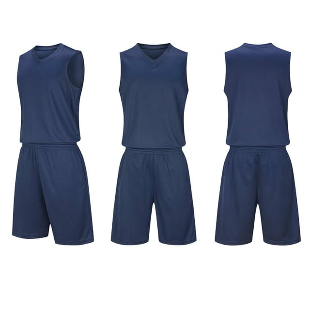 Conjuntos de camisetas sin mangas de cuello redondo para niños, conjunto de traje de fútbol de color sólido para juegos deportivos universitarios, partidos de rendimiento, uniformes de entrenamiento y