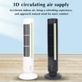 thumbnail image 4 of Tower Fan, 90° Oscillating Fan With Remote Control, Quiet Fan, 3 Speeds, LED Display, Bladeless Stand Fan Floor Fan For Bedroom Home Indoor, 4 of 5