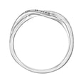 thumbnail image 4 of 1/10 Carat Natural Diamond Intertwined Love Waits Purity Ring for Women in 925 Sterling Silver (H-I, I2-I3, 0.10 cttw) Engagement Promise Wedding Band Ring Size 9 by Lavari Jewelers, 4 of 5