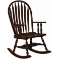 thumbnail image 1 of Bowery Hill Windsor Back Rocker in Cappuccino and Brown, 1 of 6