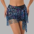 thumbnail image 2 of Women's Sequin Tassel Skirt Sparkly Fringe Skirt for Women Color BK7 Size One Size, 2 of 4