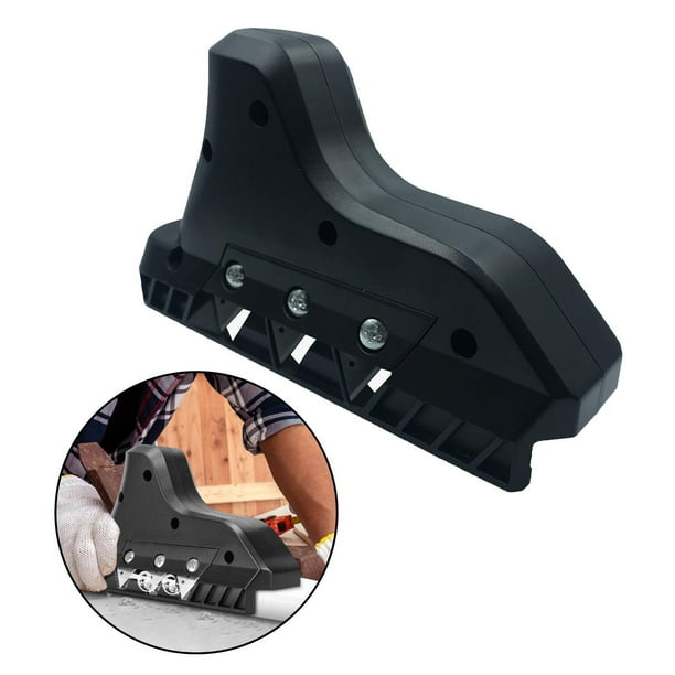 Triples-Blade Edge Planer carpintería Planer Mini herramienta de mano borde plano Carpenter regalo madera eléctrica planos de madera herramientas DIY Soledad cepilladora cepilladora de espesor de soporte