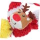 thumbnail image 3 of Bufanda navideña para perros y gatos, suave y acogedora, con pompones, accesorio cómodo para fiestas, color rojo y verde., 3 of 5