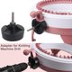 thumbnail image 4 of Adaptador para máquina de tejer, adaptador para máquina de tejer con accesorio de destornillador eléctrico con punta hexagonal para máquina de tejer Addi, adaptador de manivela para tejer, 4 of 6