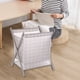 thumbnail image 5 of Cesta de ropa plegable y bolsa para guardar juguetes | Cesto de tela extragrande para dormitorio, habitación infantil | Impermeable y a prueba de olores, color azul cielo o gris, 5 of 6