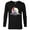Black, variant on The Little Mermaid Ariel Shore Dream T-Shirt - Long Sleeve T-Shirt for Men - Customized-Athletic Heather