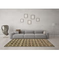 thumbnail image 3 of Ahgly Company Indoor Rectangle Abstract Brown Modern Area Rugs, 7' x 9', 3 of 4