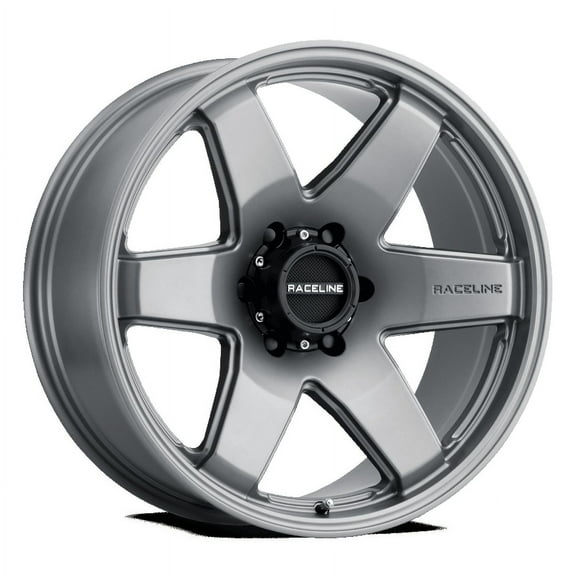 Raceline 942GS-ADDICT 20" Cast Aluminum Wheel, ADDICT GREYSTONE 20X9 6X139.7 -12mm Fits select: 2013 TOYOTA TACOMA DOUBLE CAB, 2014 TOYOTA TACOMA