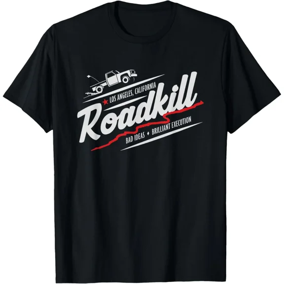 Roadkill Bad Ideas Brilliant Execution Retro Humor Quote Unisex T-Shirt, up to size 5XL