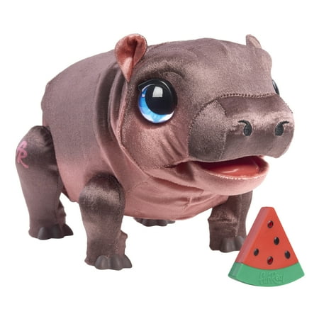 FurReal Sally the Silly Hippo  9 Inch Interactive Plush  Kids Toys for Ages 4 Up by Just Play