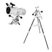 FirstLight 114mm f/4.3 Newtonian Reflector Telescope with EQ3 Mount, White