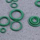 thumbnail image 2 of unbranded 270Ud Sellos De Goma Para Auto Con Caja Plástica Anillos De Caucho Verde Resistentes Y Elásticos, 2 of 4